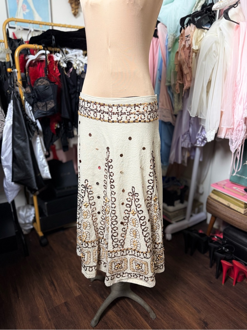 Vintage 2000’s Y2K Boho Chic Skirt Bohemian Authentic Y2K